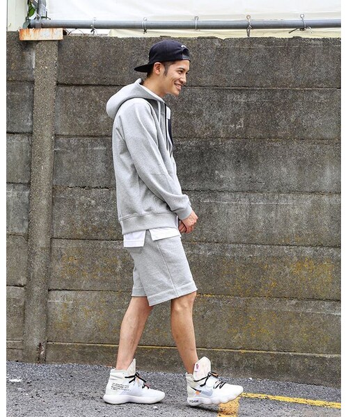 RE:LORE（リロア）の「Boxy Cut Off Sweat Short Pants Heather Gray　19S-218（その他パンツ・メンズ・その他）」の4枚目の写真