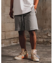 RE:LORE | Boxy Cut Off Sweat Short Pants Heather Gray　19S-218(その他パンツ)