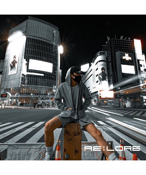 RE:LORE（リロア）の「Boxy Cut Off Sweat Short Pants Heather Gray　19S-218（その他パンツ・メンズ・その他）」の2枚目の写真