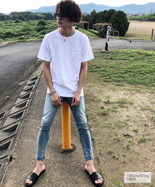 RE:LORE（リロア）の「14.5oz Slim-fit Tapered Hyper Stretch Denim Jeans Light Blue　19S-201（デニムパンツ・メンズ・その他）」の3枚目の写真