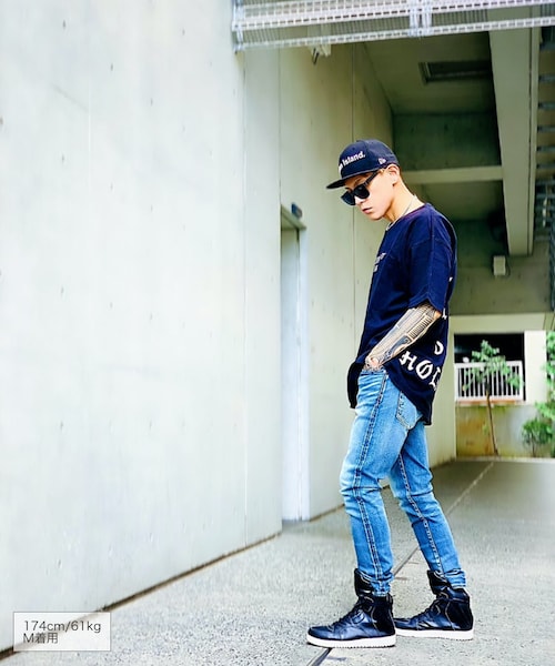 RE:LORE（リロア）の「14.5oz Slim-fit Tapered Hyper Stretch Denim Jeans  Mid Blue　19S-201（デニムパンツ・メンズ・その他）」の7枚目の写真