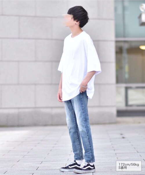 RE:LORE（リロア）の「14.5oz Slim-fit Tapered Hyper Stretch Denim Jeans  Mid Blue　19S-201（デニムパンツ・メンズ・その他）」の6枚目の写真