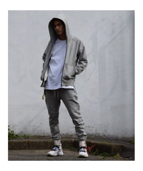 RE:LORE（リロア）の「Raglan Zip Hooded Sweatshirt T/GRY　19S-104（パーカー・メンズ・その他）」の11枚目の写真