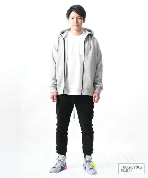 RE:LORE（リロア）の「Raglan Zip Hooded Sweatshirt T/GRY　19S-104（パーカー・メンズ・その他）」の5枚目の写真