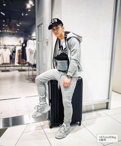 RE:LORE（リロア）の「Raglan Zip Hooded Sweatshirt T/GRY　19S-104（パーカー・メンズ・その他）」の8枚目の写真