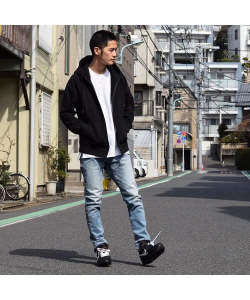RE:LORE（リロア）の「Raglan Zip Hooded Sweatshirt BLK　19S-104（パーカー・メンズ・その他）」の9枚目の写真