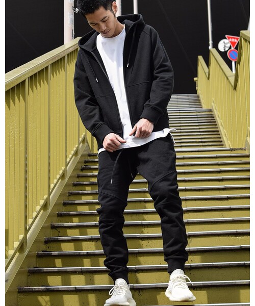 RE:LORE（リロア）の「Raglan Zip Hooded Sweatshirt BLK　19S-104（パーカー・メンズ・その他）」の8枚目の写真