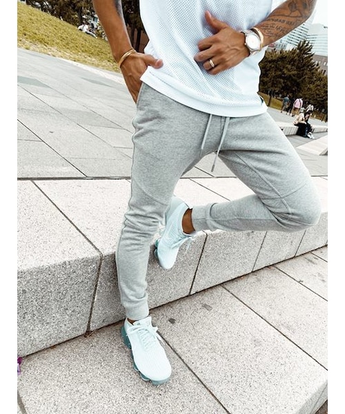 RE:LORE（リロア）の「Slim-fit Tapered Sweat Pants T/GRY　19S-202（その他パンツ・メンズ・その他）」の10枚目の写真