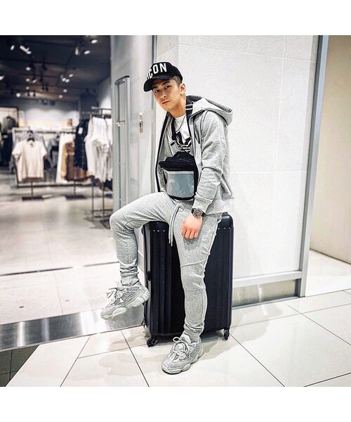 RE:LORE（リロア）の「Slim-fit Tapered Sweat Pants T/GRY　19S-202（その他パンツ・メンズ・その他）」の8枚目の写真