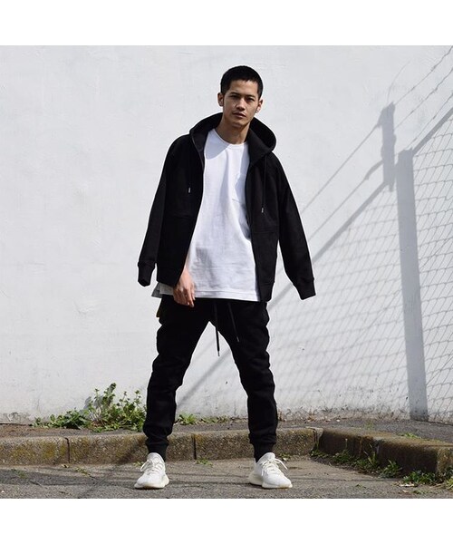 RE:LORE(リロア)の「Slim-fit Tapered Sweat Pants BLK 19S-202(その他パンツ・メンズ・その他)」の3枚目の写真