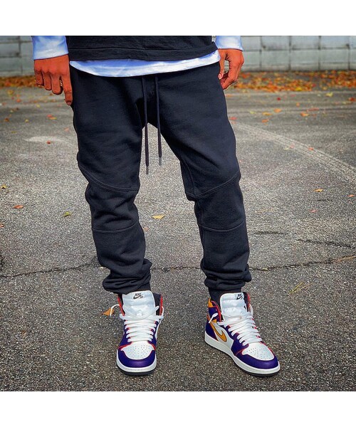 RE:LORE(リロア)の「Slim-fit Tapered Sweat Pants BLK 19S-202(その他パンツ・メンズ・その他)」の10枚目の写真