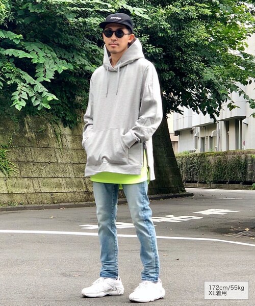 RE:LORE（リロア）の「Pullover Side Zip Hooded Sweatshirt T/GRY　19S-103（パーカー・メンズ・その他）」の3枚目の写真