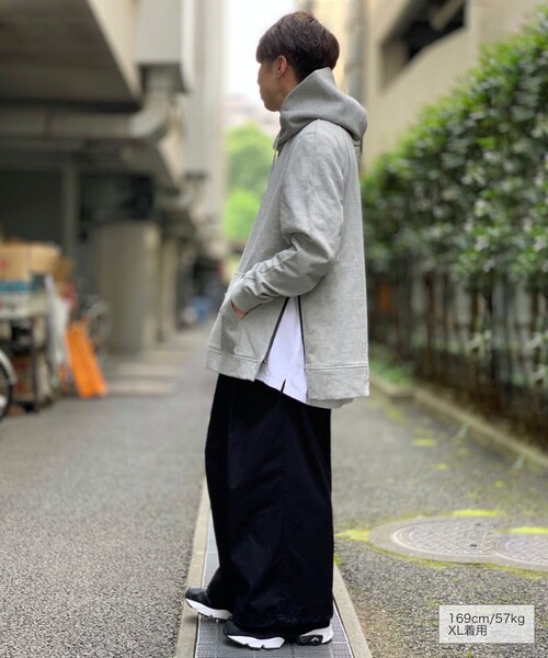 RE:LORE（リロア）の「Pullover Side Zip Hooded Sweatshirt T/GRY　19S-103（パーカー・メンズ・その他）」の4枚目の写真