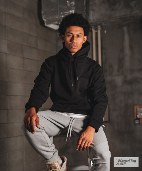 RE:LORE(リロア)の「Pullover Side Zip Hooded Sweatshirt BLK 19S-103(パーカー・メンズ・その他)」の2枚目の写真