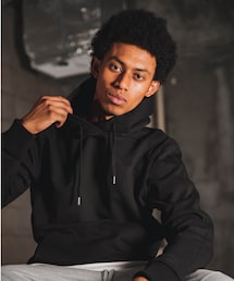 RE:LORE | Pullover Side Zip Hooded Sweatshirt BLK　19S-103(パーカー)