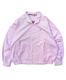 Made in USA / Polo Ralph Lauren / Seersucker G-9 Jacket  / Pink Stripe / Used