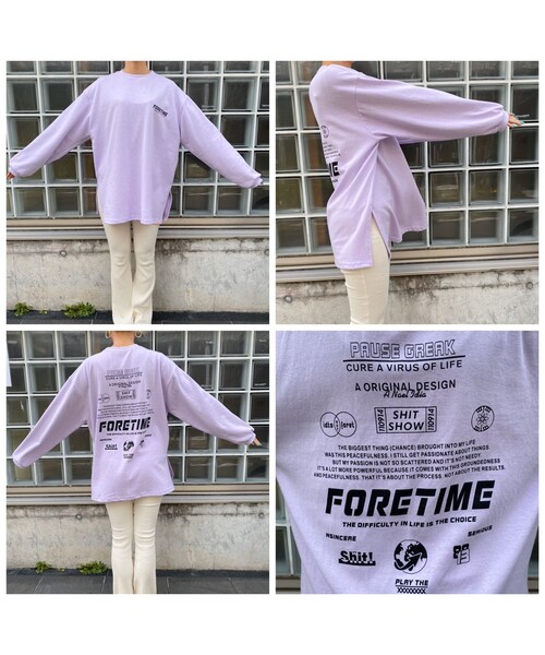no brand(ノーブランド)の「カットTOPS「FORTIME」 #6003(Tシャツ/カットソー・レディース・その他)」の13枚目の写真