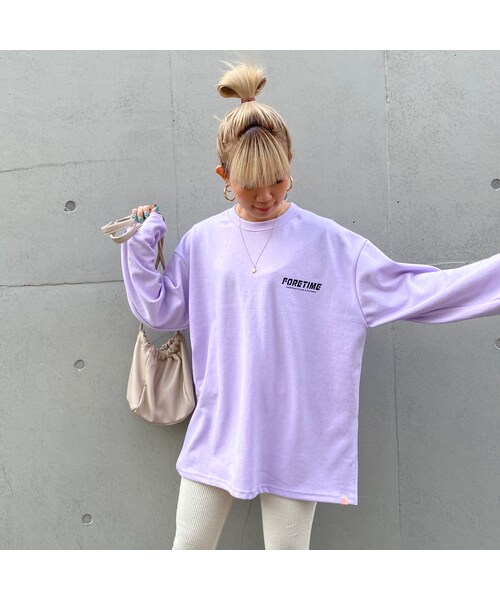 no brand(ノーブランド)の「カットTOPS「FORTIME」 #6003(Tシャツ/カットソー・レディース・その他)」の8枚目の写真