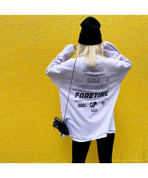 no brand(ノーブランド)の「カットTOPS「FORTIME」 #6003(Tシャツ/カットソー・レディース・その他)」の1枚目の写真