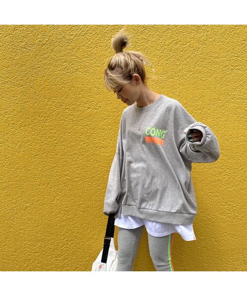 no brand（ノーブランド）の「カラぷるSETUP｢CONG｣#1018（スウェット・レディース・その他）」の9枚目の写真