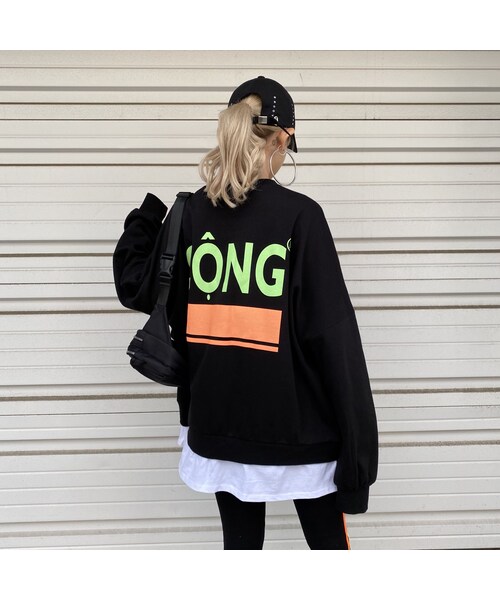 no brand（ノーブランド）の「カラぷるSETUP｢CONG｣#1018（スウェット・レディース・その他）」の3枚目の写真