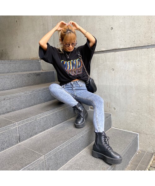 no brand(ノーブランド)の「BIG!!!BOX型T「MIND」#1026(Tシャツ/カットソー・レディース・その他)」の2枚目の写真