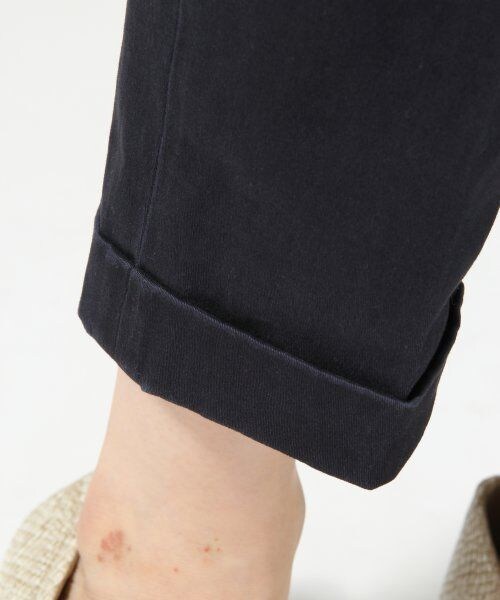 GLOBAL WORK(グローバルワーク)の「ムジガラトラウザー14FW(パンツ・レディース・ホワイト無地05/ボルドーチェック38/ネイビー無地88/ネイビーチェック89・S/M/L)」の13枚目の写真