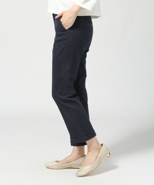 GLOBAL WORK(グローバルワーク)の「ムジガラトラウザー14FW(パンツ・レディース・ホワイト無地05/ボルドーチェック38/ネイビー無地88/ネイビーチェック89・S/M/L)」の9枚目の写真