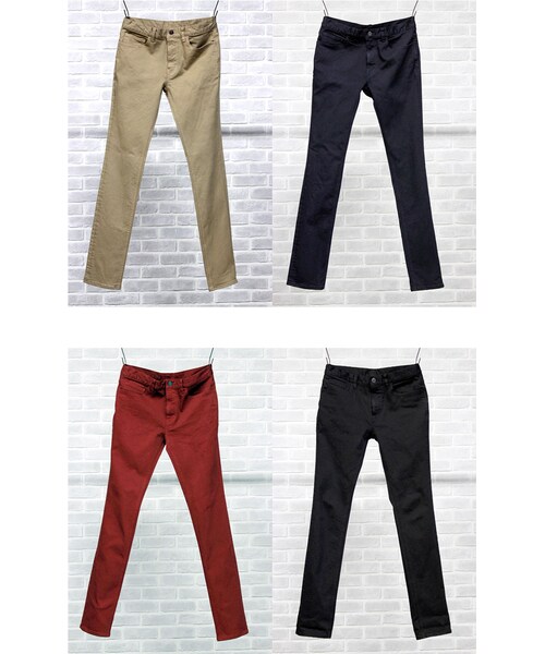 LOUNGE LIZARD（ラウンジリザード）の「HI POWER STRECH 製品染め（パンツ・メンズ・BLACK/BEIGE/NAVY/RED・1[S]/2[M]/3[L]）」の2枚目の写真