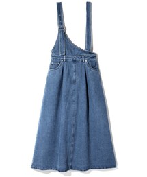 GRL | 2wayアシンメトリーデニムジャンパースカート(ジャンパースカート)