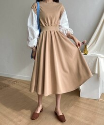 DHOLIC | 配色スウェットワンピース(ワンピース)