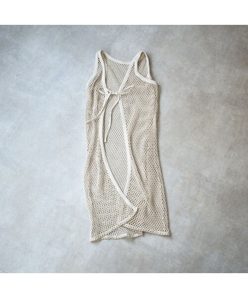 Lavish Gate（ラヴィッシュゲート）の「onepiece-04015　日本製　メッシュネット　2way エプロンワンピース　エクリュ（ワンピース・レディース・その他）」の13枚目の写真