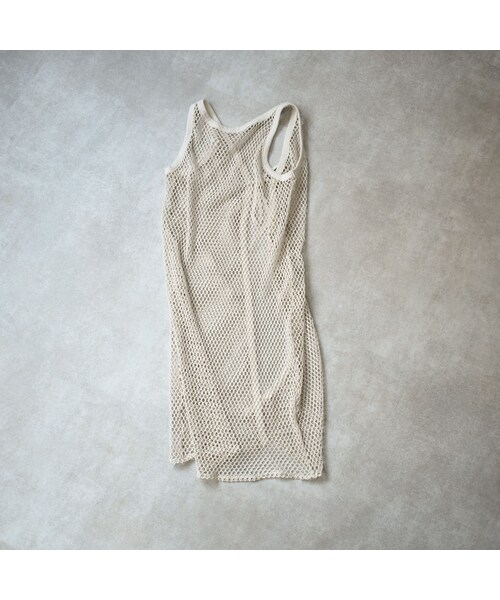 Lavish Gate（ラヴィッシュゲート）の「onepiece-04015　日本製　メッシュネット　2way エプロンワンピース　エクリュ（ワンピース・レディース・その他）」の12枚目の写真