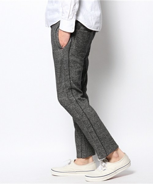 CelesteBlue （セレステブルー）の「CelesteBlue/AB交織裏毛９分丈PT（その他パンツ・メンズ・ライトグレー/チャコール・MEDIUM/LARGE）」の3枚目の写真