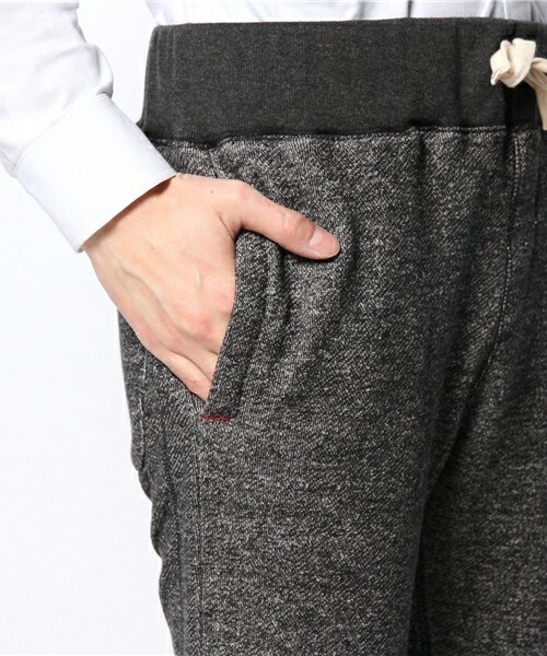 CelesteBlue （セレステブルー）の「CelesteBlue/AB交織裏毛９分丈PT（その他パンツ・メンズ・ライトグレー/チャコール・MEDIUM/LARGE）」の7枚目の写真