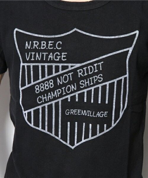 NOT RIGID(ノットリジット)の「NOT RIGID/N.R.B.C Tee(Tシャツ/カットソー・メンズ・ホワイト/ブラック/ネイビー・MEDIUM/LARGE)」の9枚目の写真