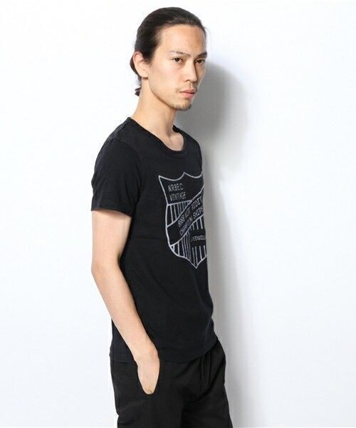 NOT RIGID(ノットリジット)の「NOT RIGID/N.R.B.C Tee(Tシャツ/カットソー・メンズ・ホワイト/ブラック/ネイビー・MEDIUM/LARGE)」の5枚目の写真