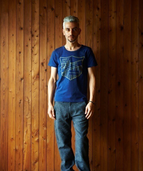 NOT RIGID(ノットリジット)の「NOT RIGID/N.R.B.C Tee(Tシャツ/カットソー・メンズ・ホワイト/ブラック/ネイビー・MEDIUM/LARGE)」の1枚目の写真