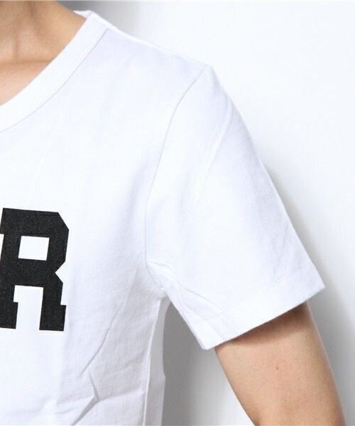 NOT RIGID（ノットリジット）の「NOT RIGID/USNR Tee（Tシャツ/カットソー・メンズ・ホワイト/ネイビー・MEDIUM/LARGE）」の7枚目の写真