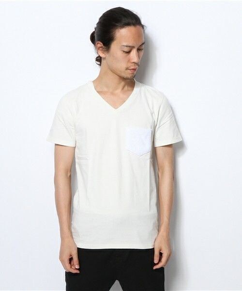 NOT RIGID（ノットリジット）の「NOT RIGID/Plain Poket Tee（Tシャツ/カットソー・メンズ・ホワイト/ホワイト系その他/ブラック/ブラック系その他/ブルー/ブルー系その他・MEDIUM/LARGE）」の7枚目の写真