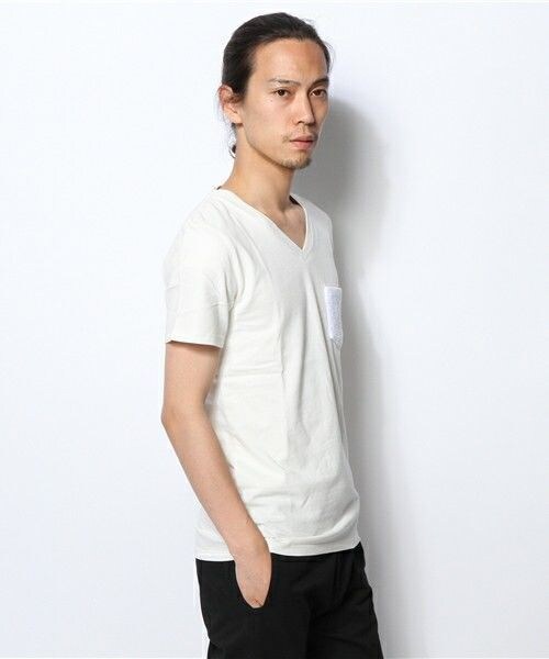 NOT RIGID（ノットリジット）の「NOT RIGID/Plain Poket Tee（Tシャツ/カットソー・メンズ・ホワイト/ホワイト系その他/ブラック/ブラック系その他/ブルー/ブルー系その他・MEDIUM/LARGE）」の8枚目の写真