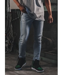 RE:LORE | 14.5oz Skinny Hyper Stretch Denim Jeans Light Blue 19F-222(デニムパンツ)