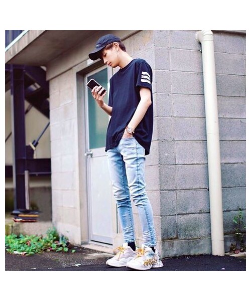 RE:LORE(リロア)の「14.5oz Skinny Hyper Stretch Denim Jeans Light Blue 19F-222(デニムパンツ・メンズ・その他)」の7枚目の写真