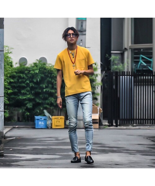 RE:LORE(リロア)の「14.5oz Skinny Hyper Stretch Denim Jeans Light Blue 19F-222(デニムパンツ・メンズ・その他)」の6枚目の写真