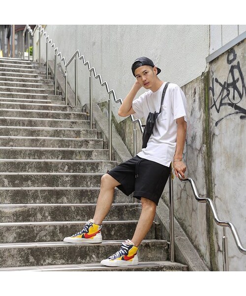 RE:LORE（リロア）の「Boxy Cut Off Sweat Short Pants Black　19S-218（その他パンツ・メンズ・その他）」の4枚目の写真