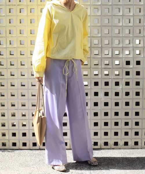 no brand（ノーブランド）の「シャイニーセンターワイドPT（その他パンツ・レディース・その他）」の4枚目の写真