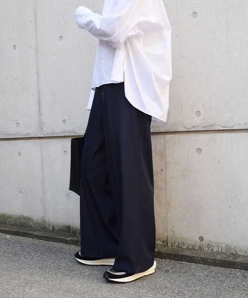 no brand（ノーブランド）の「シャイニーセンターワイドPT（その他パンツ・レディース・その他）」の8枚目の写真