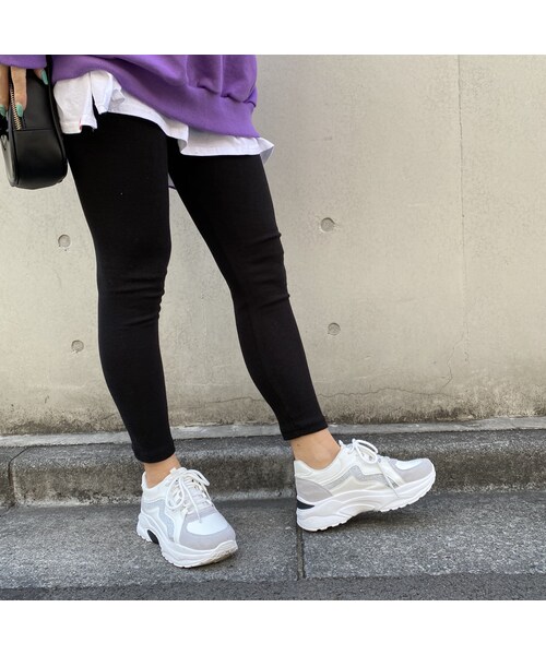 no brand（ノーブランド）の「ふつうさんレギンス｢にこにこべー｣（ニット/セーター・レディース・その他）」の2枚目の写真