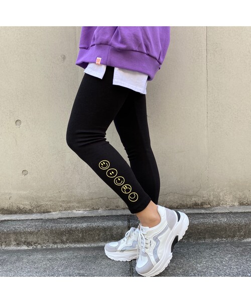 no brand（ノーブランド）の「ふつうさんレギンス｢にこにこべー｣（ニット/セーター・レディース・その他）」の3枚目の写真