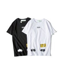 off white | セール☆19/20春夏☆Off-White(オフホワイト) 男女兼用  半袖 　Ｔシャツ(Tシャツ/カットソー)